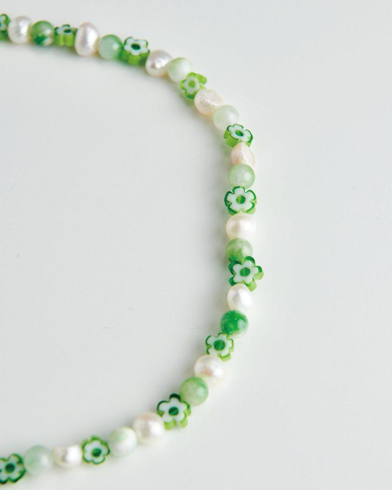 MIXTURE.(ミクスチャー)の「MP023 FRESHWATER PEARL WITH NATURAL STONE NECKLACE(Accessories)」