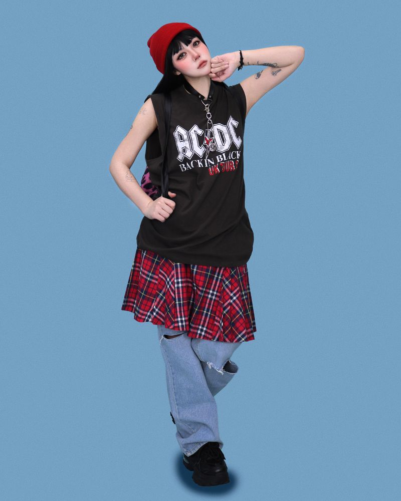 jojo cutting denim pants (2color)