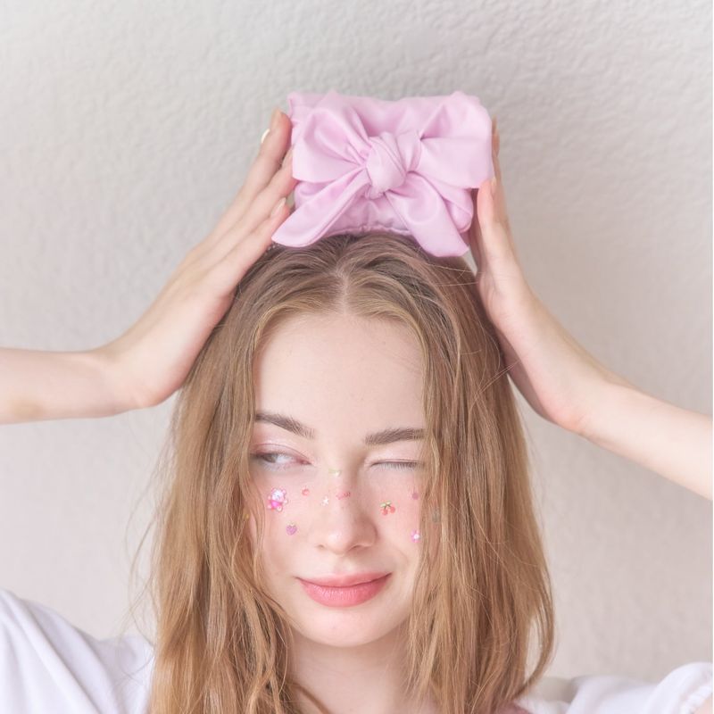 Ribbon wallet_pink