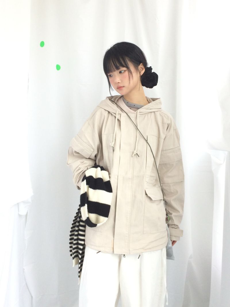 Vintage Pocket Half Bomber Jacket