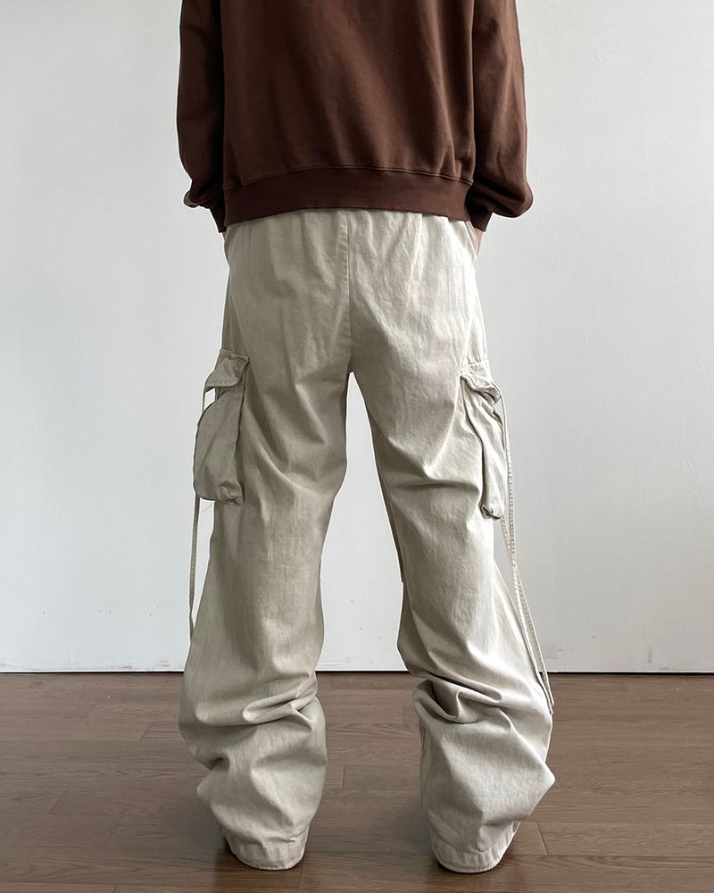 Rope Washing Cargo Pants