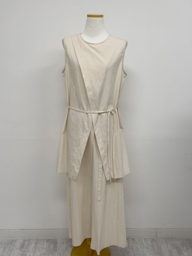 Raschel Nylon Wrap Wide Pants