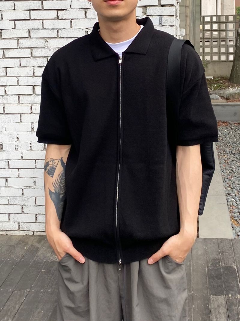 Kara two way short sleeve cardigan 3C