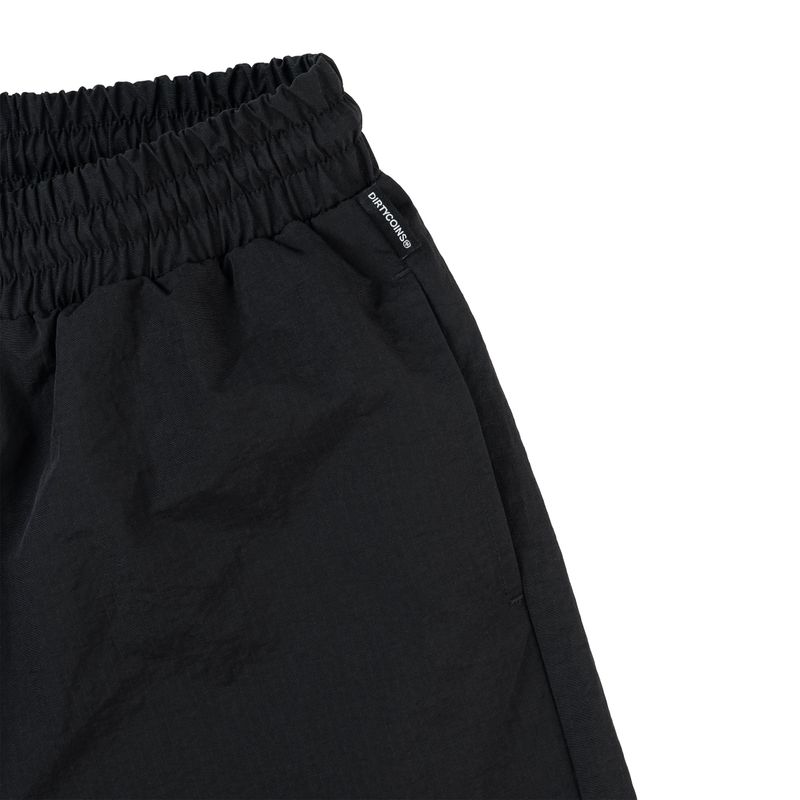 Script Logo Nylon Shorts - Black