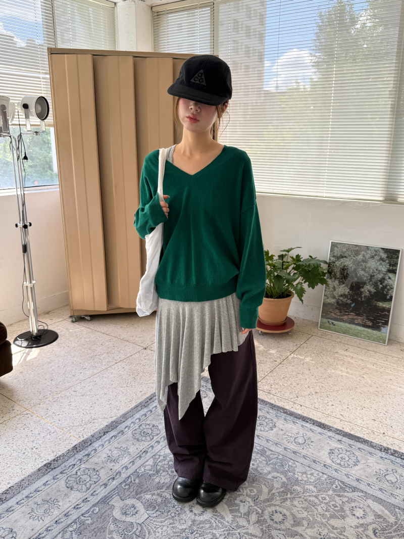 woody cotton wide pants