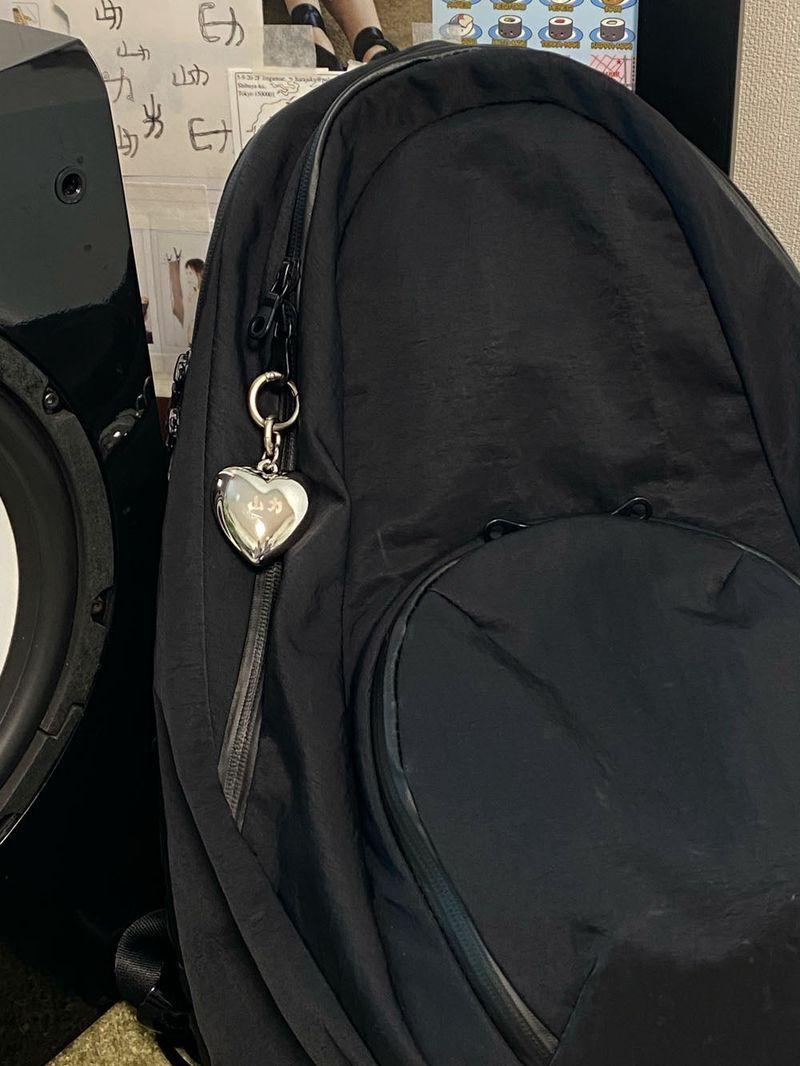 山力 heart keyring