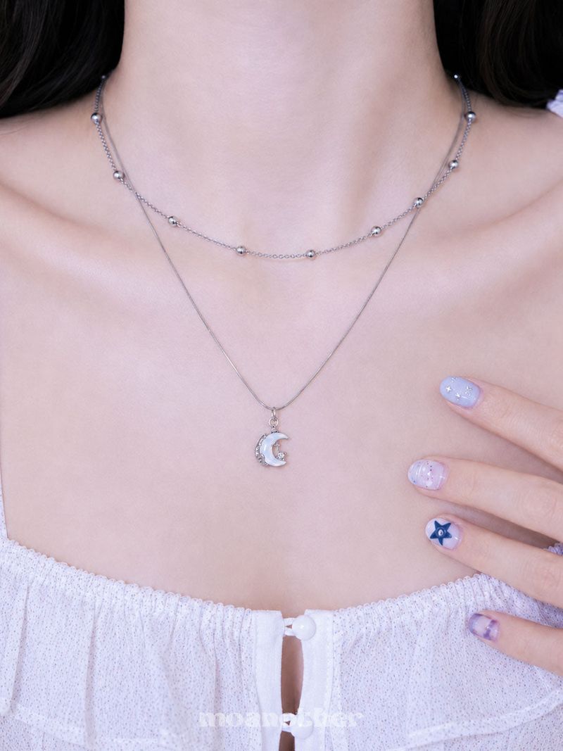 moanother（モノアザー）の「ルナチェーンレイヤードネックレス（アクセサリー）」