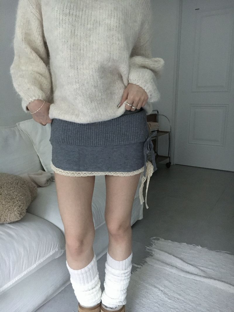 Angora Knit Sweater