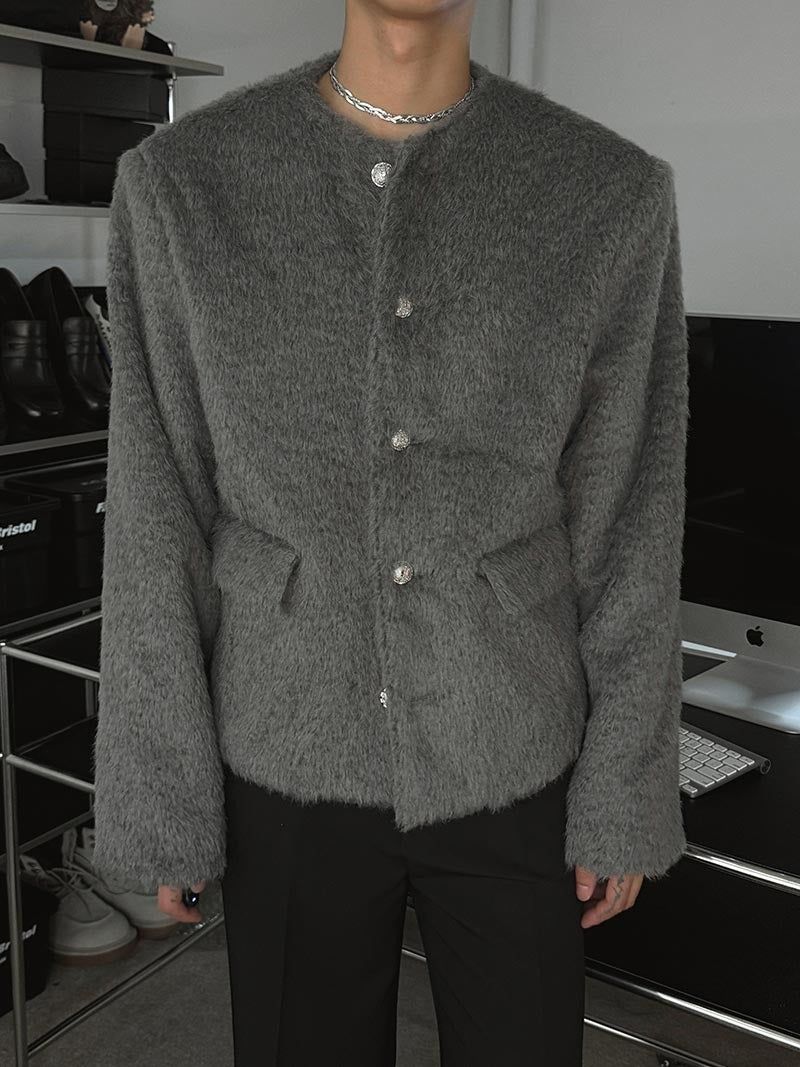 ASCLO（エジュクロ）の「[Premium] ASCLO Hairy Tweed Jacket (2color)（Jackets/Outerwear）」