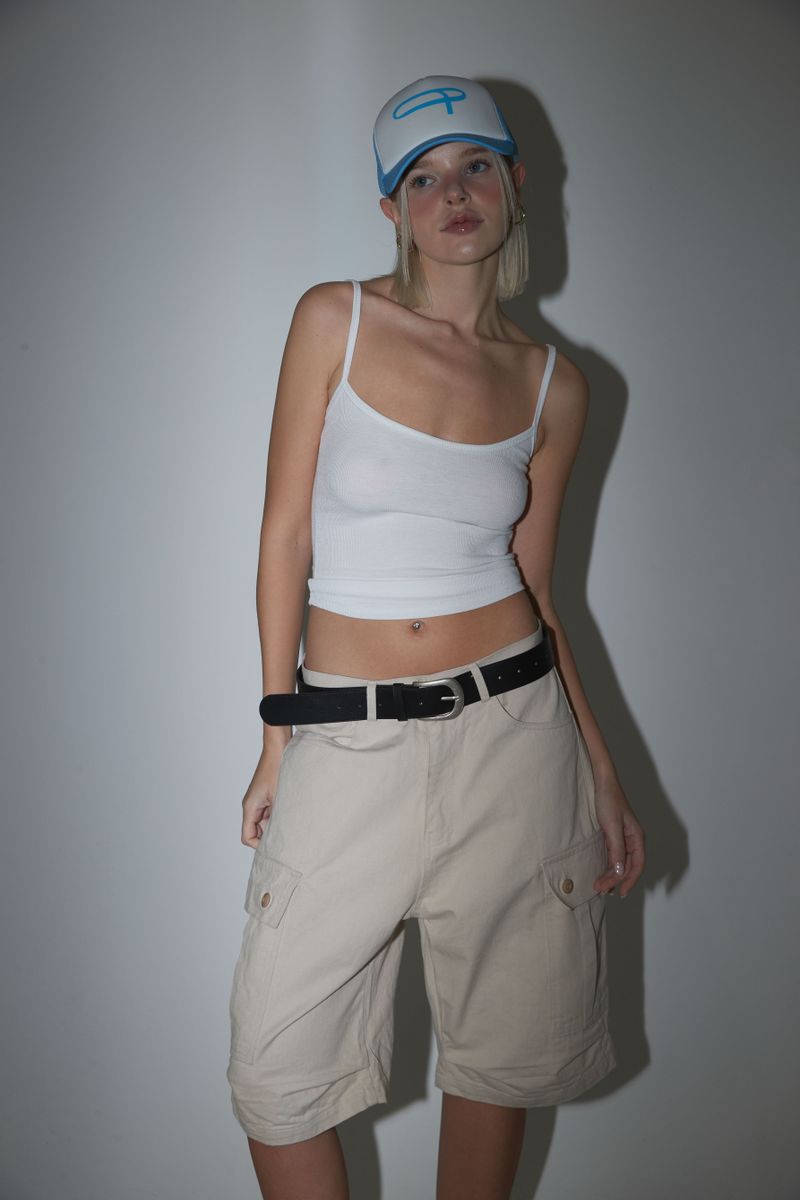 BASIC SLEEVELESS WHITE