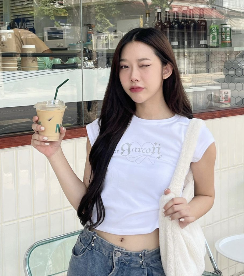 Frank! garcon（ガーコン）の「Garcon Baby tee (White)（Tops）」