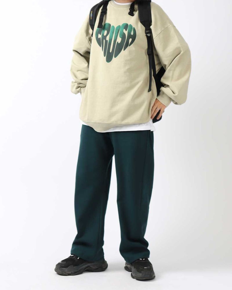 Deep Side One Tuck Semi Wide Pants (3color)