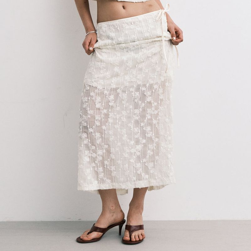 MIDNIGHT MOVE（ミッドナイトムーブ）の「rose skirt (yellow)（Skirts）」