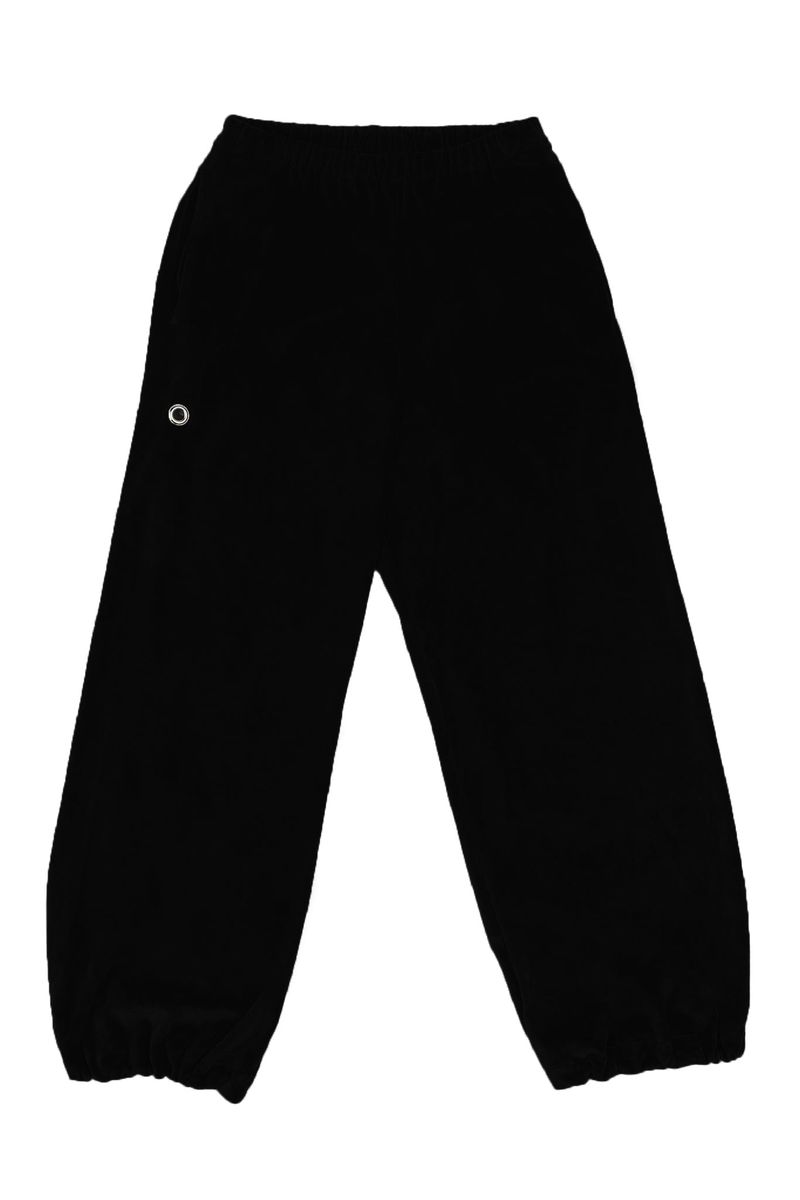 VELOUR PANTS - BLACK