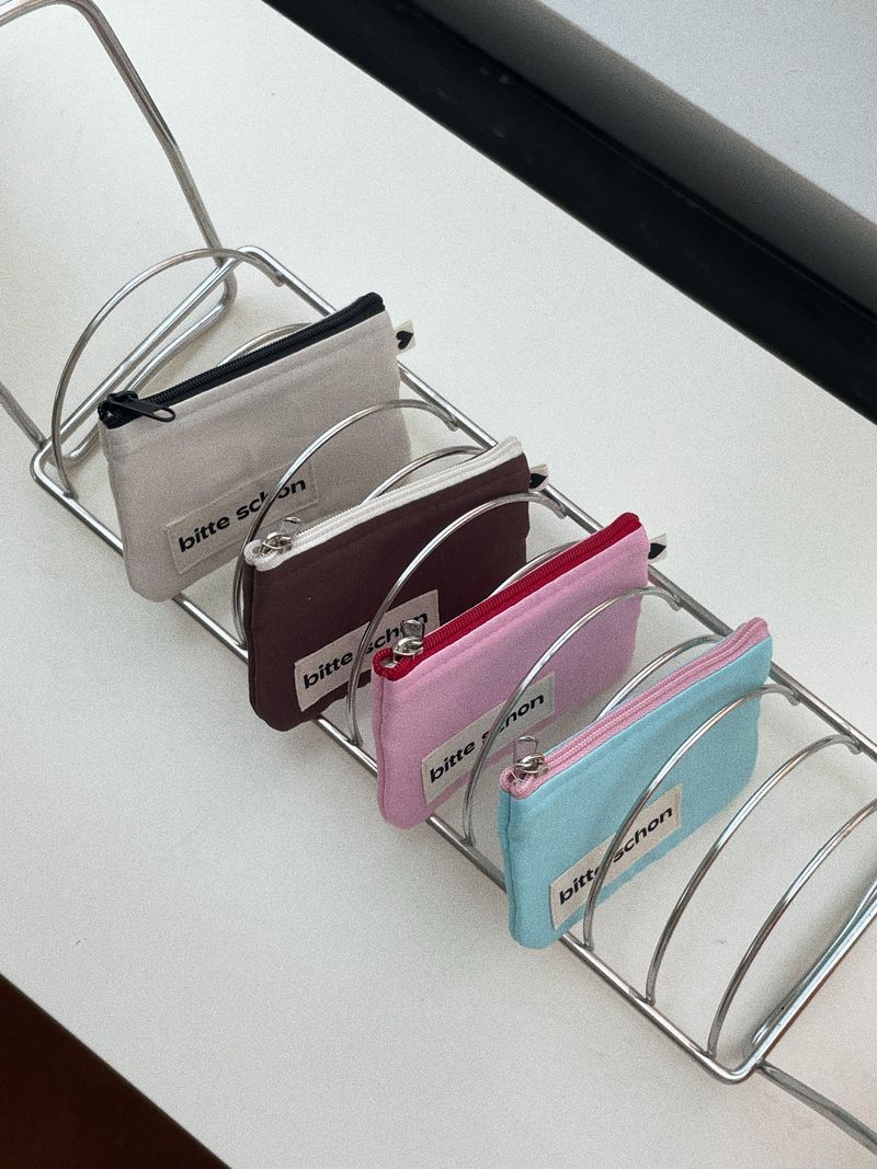 Label pouch-pink