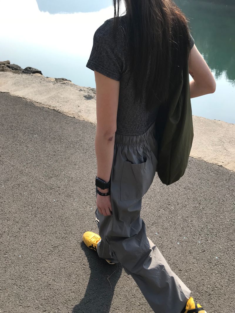 Accordion two-way cargo pants 
