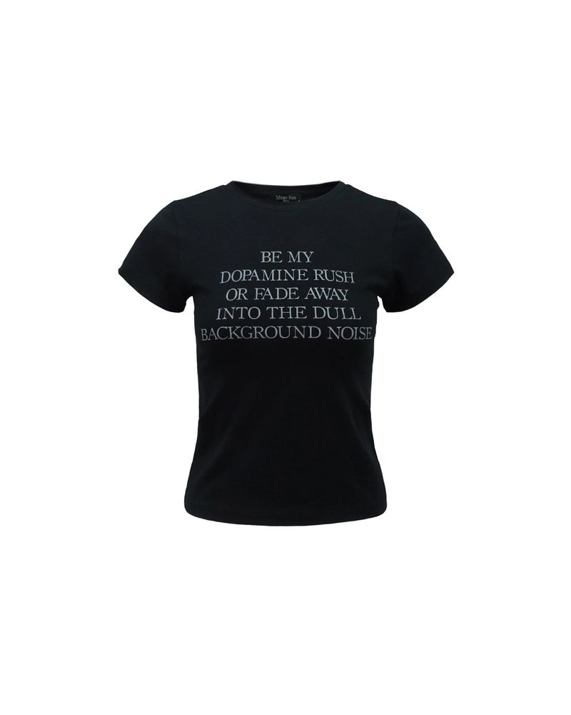 DOPAMINE Slim Fit T-Shirt Black