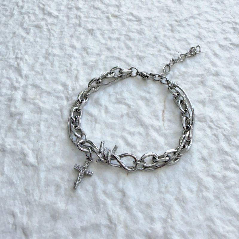 Thorn Cross Bracelet