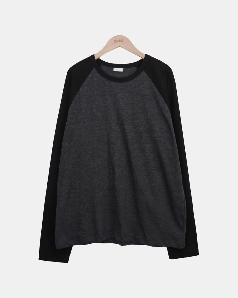 Dimo Slub Raglan Long-Sleeve T-Shirt