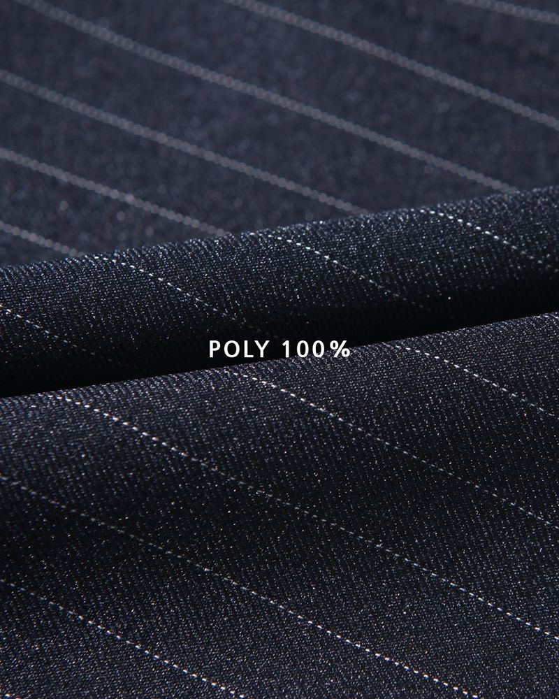 Node Pin Stripe Bermuda Slacks