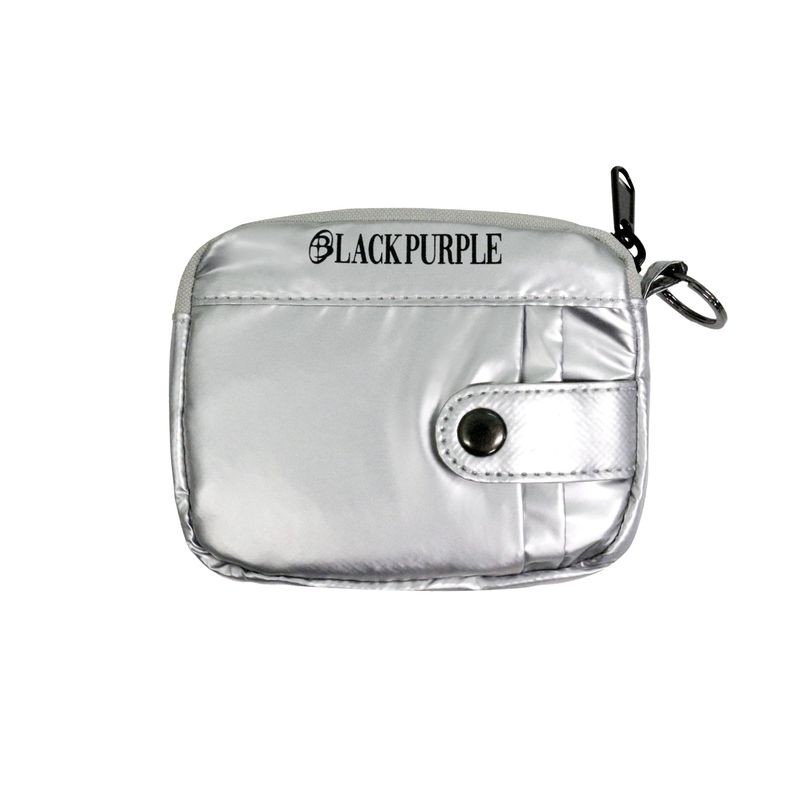 City Nylon Card Wallet - Silver