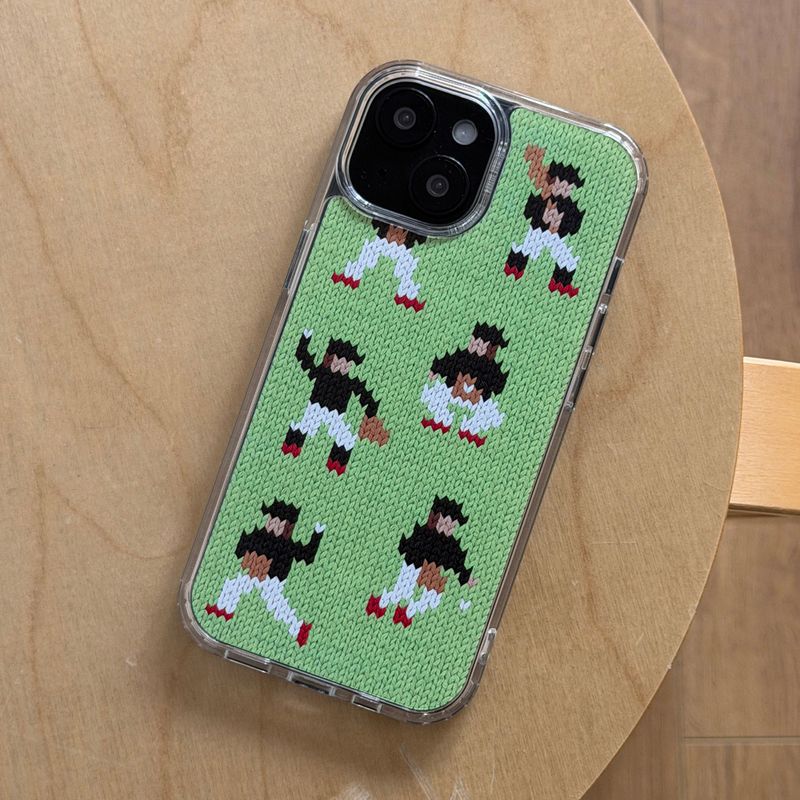 DELPHIN(デルフィン)の「BASEBALL HARD JELL CASE _ BLACK(Smartphone Accessories)」