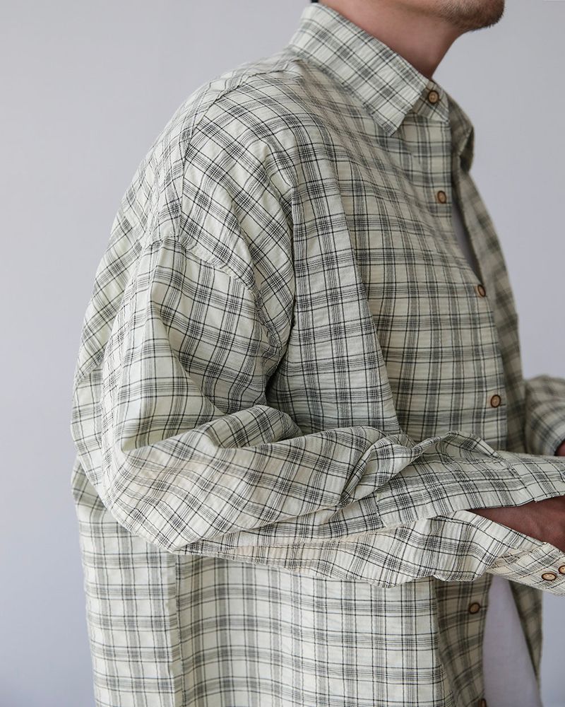 AC EMBOSSED CHECKERED SHIRT