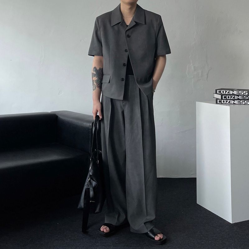 CR Monk Stancara Cropped Jacket (Set - Up/2 colors)