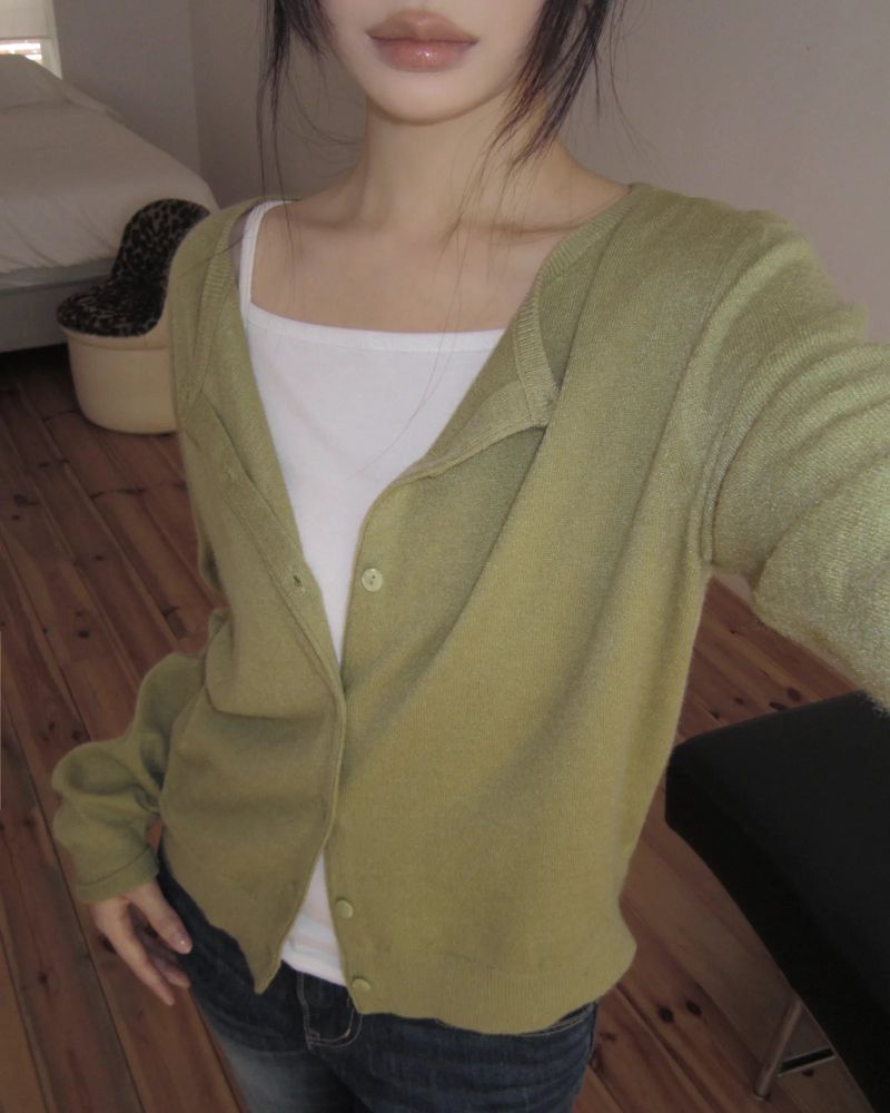 [MADE] Leah Round-Neck Cardigan