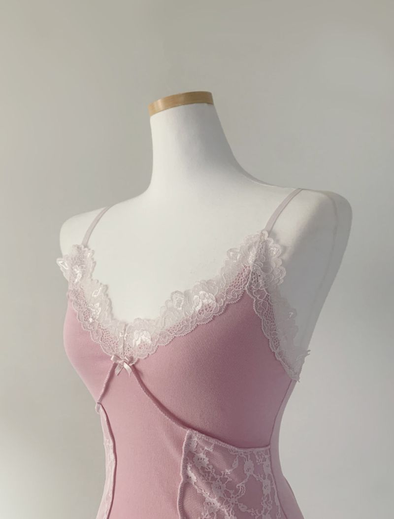 Ridona Lace Top (light pink)