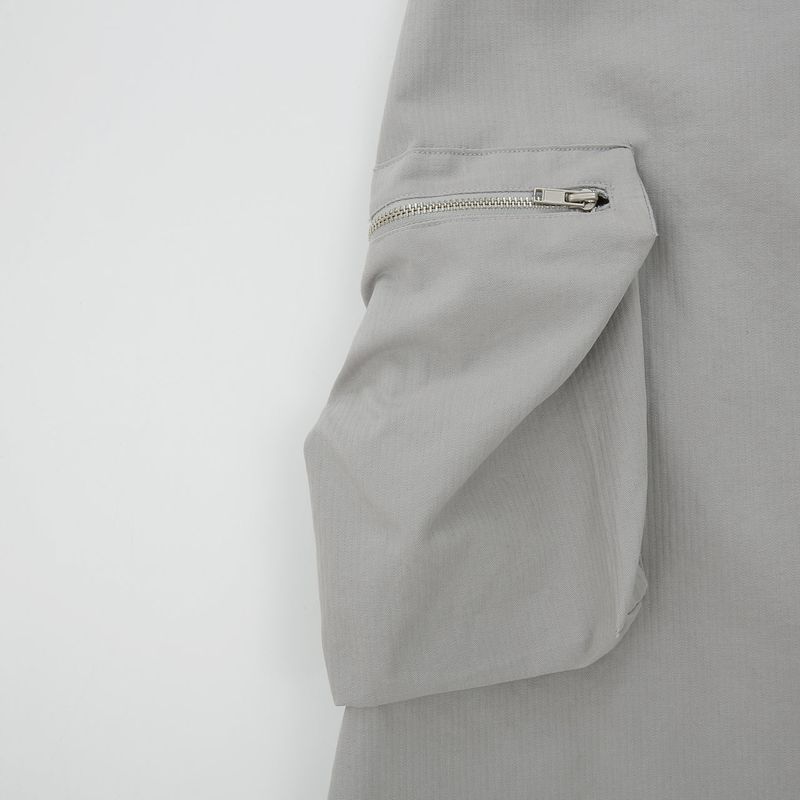 Bun Pocket Mini Skirt Grey