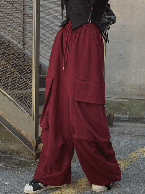 ULAN(ユレン)の「Hack Wide Big Pocket Sweat Cargo Pants(Pants)」