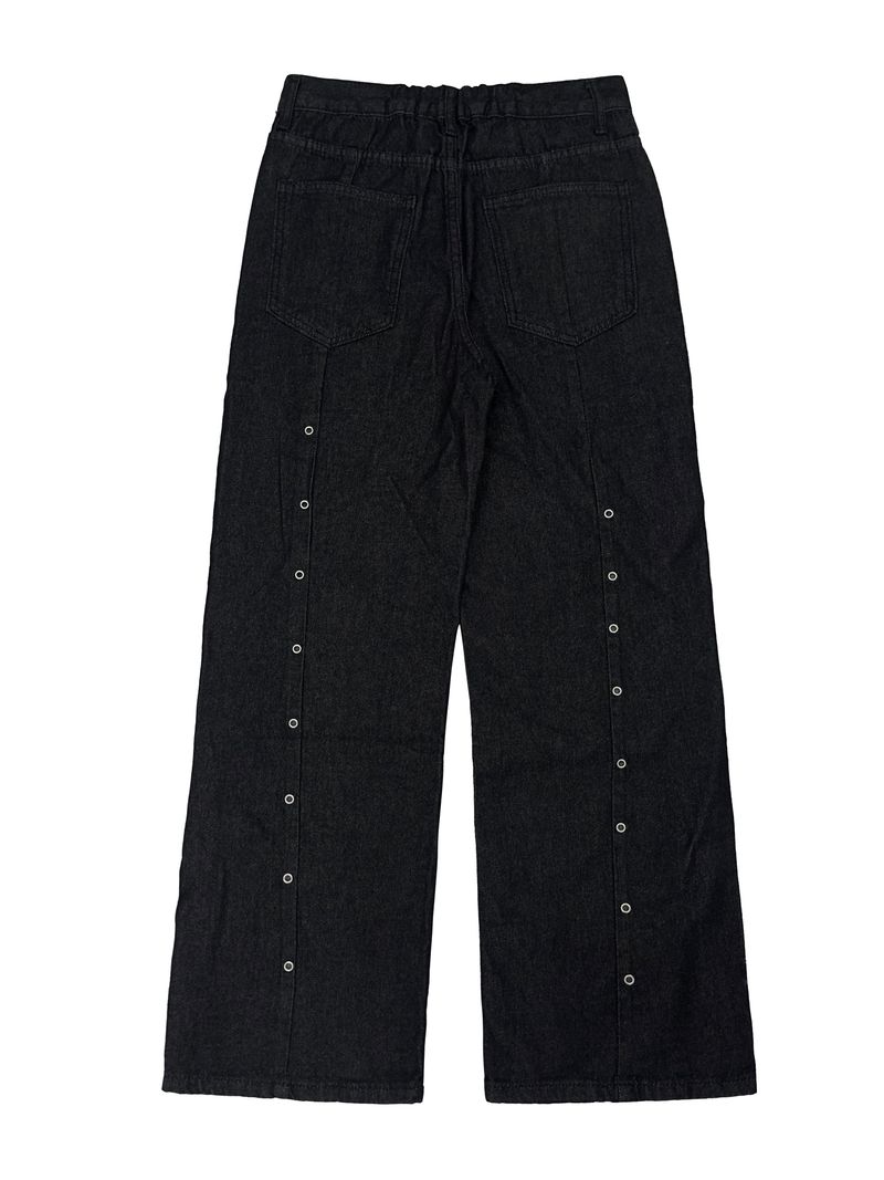 line rivet unique denim