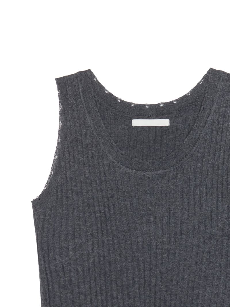 (W) Grain Sleeveless
