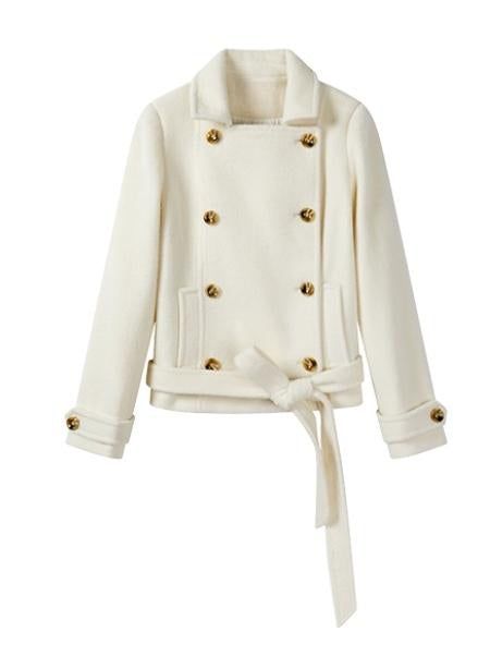 Cozy&Kitsch（コージーアンドキッチ）の「Classic Double-Breasted Belted Coat（Jackets/Outerwear）」