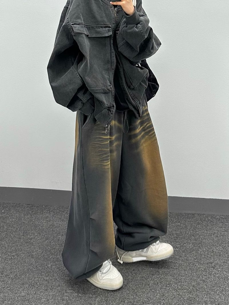 dirty smog jogger pants