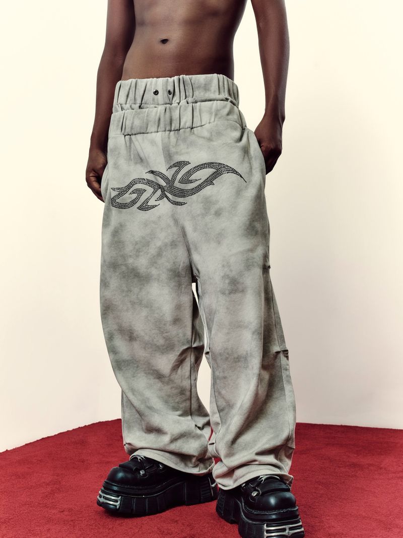 UNISEX - JETRON  - Rhinostone jogger