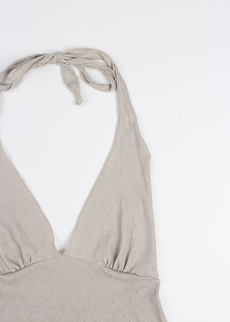 PIG HALTER PUNCHING SLEEVELESS