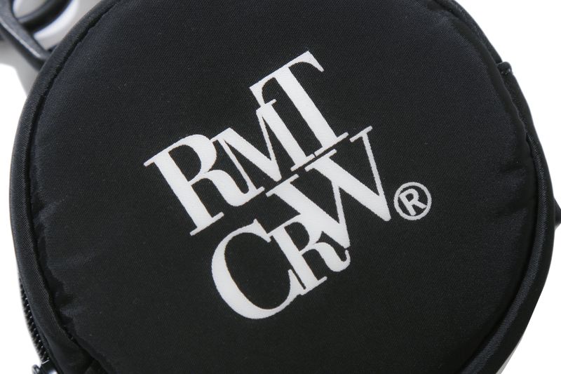 RECENT LOGO COIN BAG_BLACK
