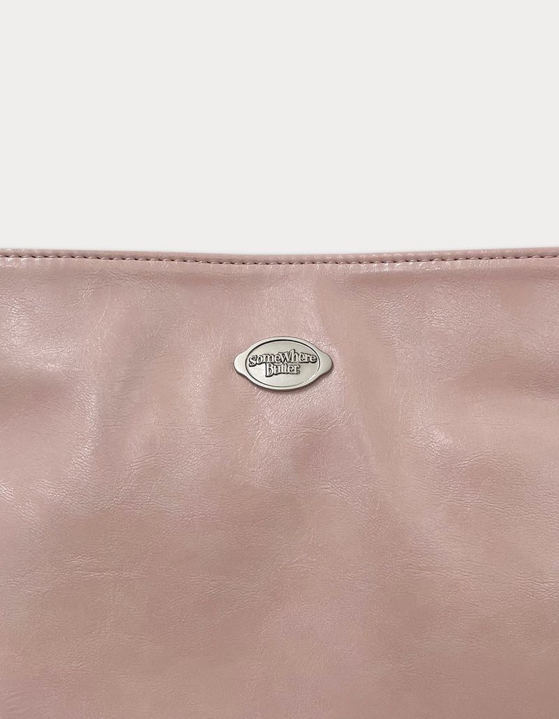 fle chain toast bag - baby pink