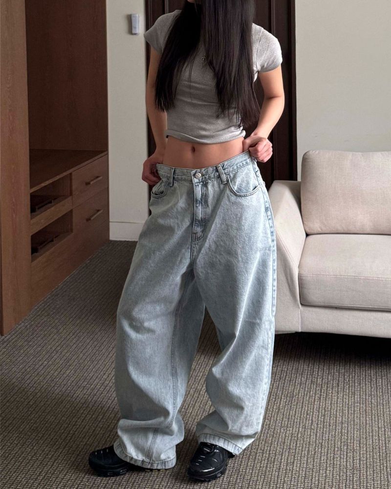Snow denim jeans