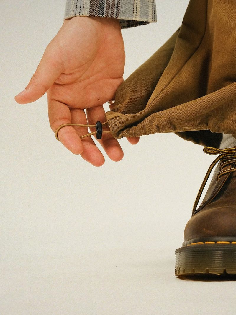 SO Check Pocket Parachute Balloon Pants