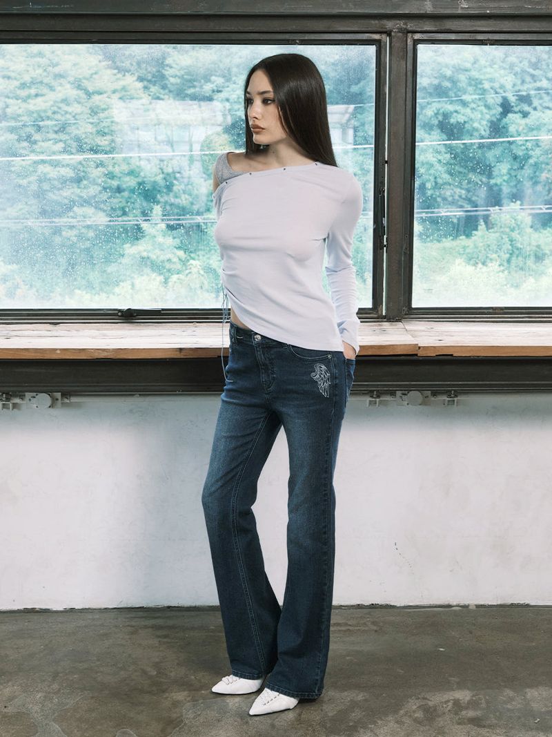 SMOKIN BADDIE DENIM PANTS (INDIGO)