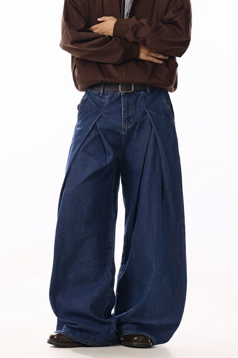 MBEXX(エムビーイーエックスエックス)の「Vintage Pleated Wide Jeans(Pants)」
