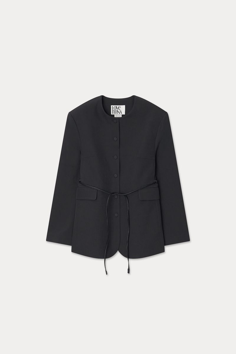 Loventina（ラヴェンティナ）の「LE LINE JACKET_CHARCOAL（Jackets/Outerwear）」