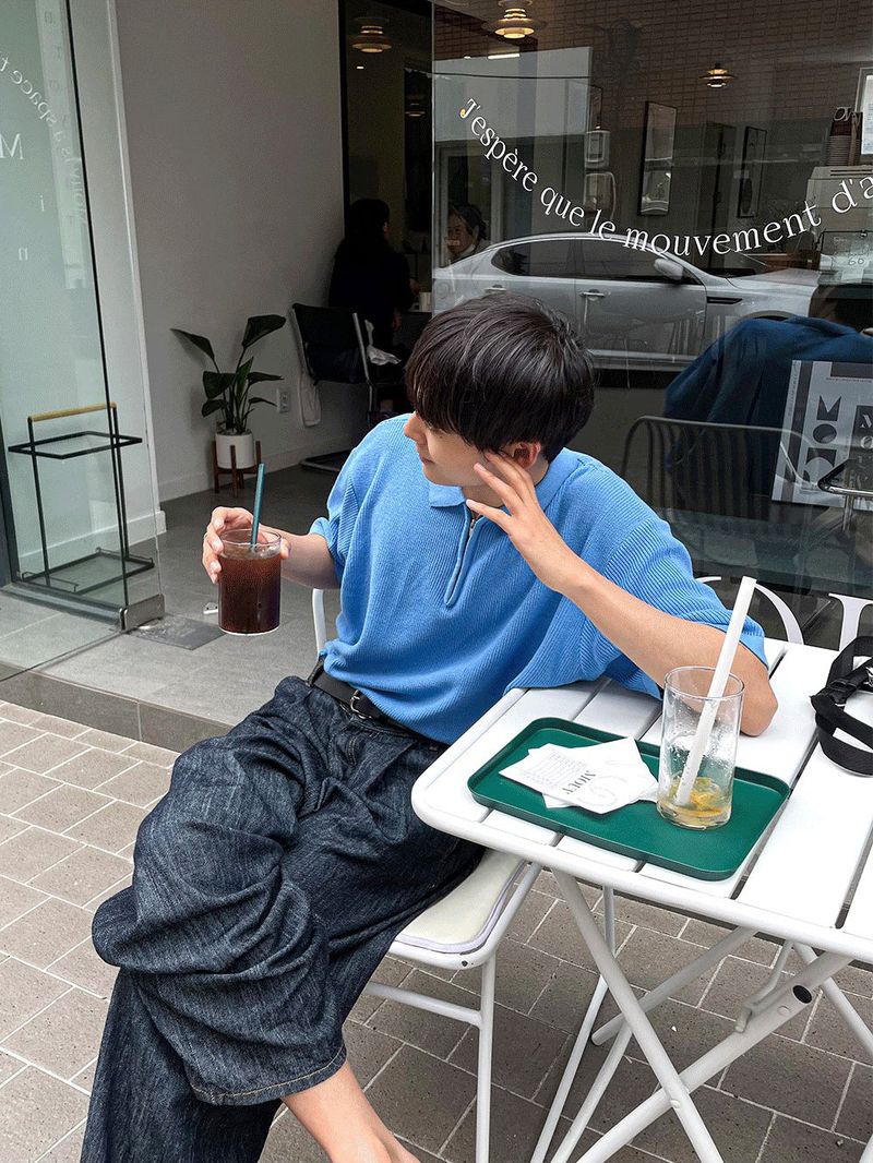 サマーミルワイドデニムパンツ