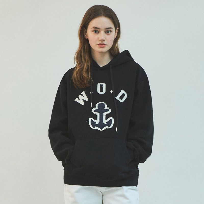 Saint Overfit Hoodie Sweat Shirt_Black