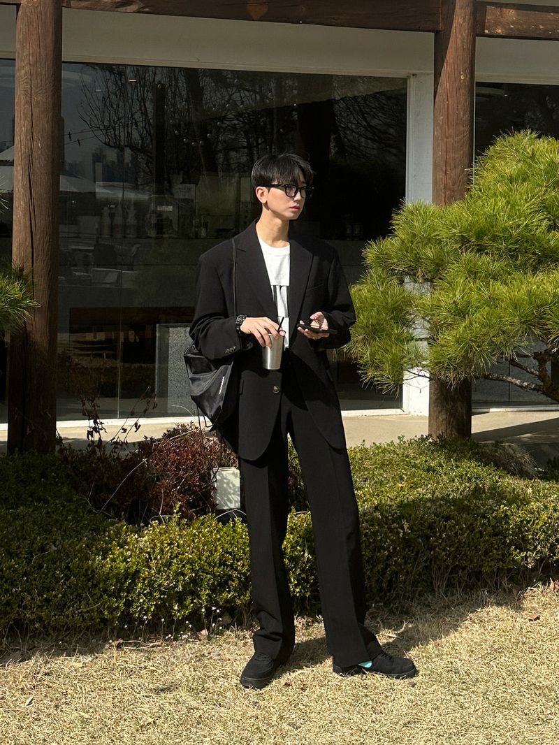 3 TAP Sage Tencel Blazer (2color)