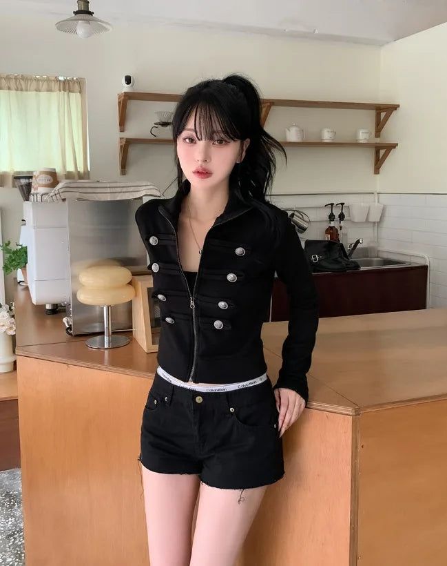 Void Napoleon High-Neck Zip-Up