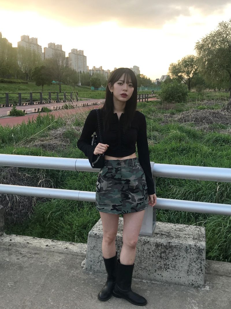 Arco iris（アルコイリス）の「Military cargo mini skirt（Skirts）」